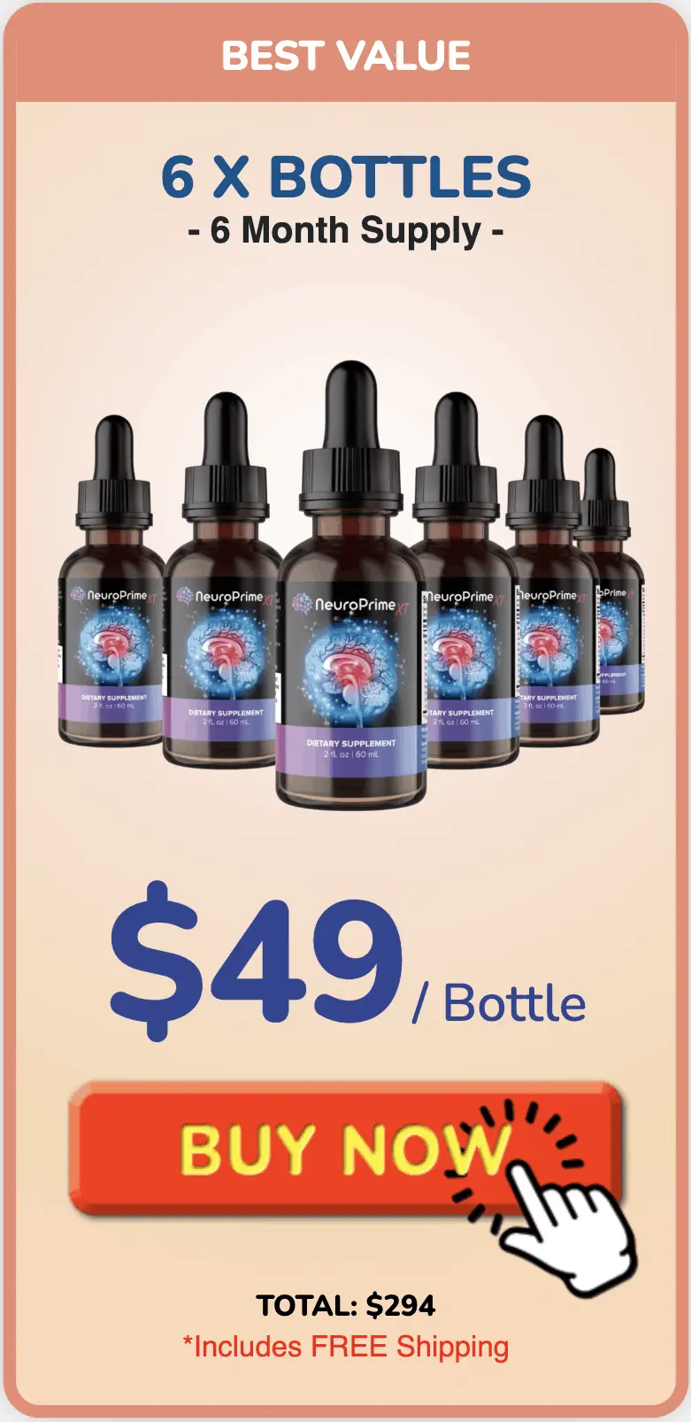 NeuroPrime 6 Bottles